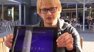 MWC 2014 Первый взгляд на Sony Xperia Z2 Tablet [upl. by Gibb]