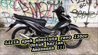 Absolute revo tune up  spek 130cc  harian ngacirr [upl. by Pierette]