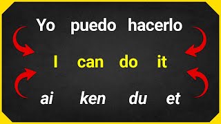 🔴✅ SOLO MEMORIZ ESTA PLANTILLA Y TU CEREBRO CAMBIARA A EL INGLES 👉🗽 [upl. by Josee]