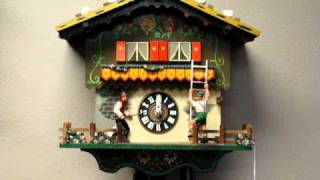 Farmers Daughter Schmeckenbecker cuckoo clock Gulf Coast Clock Co Pensacola [upl. by Sakul]