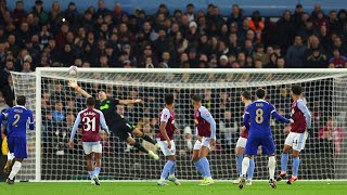 video Enzo Fernandez Stunner FREEKICK Goal vs Aston Villa  Chelsea vs Aston Villa [upl. by Rima]