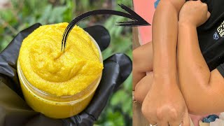 Meilleur gommage éclaircissant au curcuma pour un teint spectaculaire by Maybeautysecrets👌🏾🔥 [upl. by Etiragram]