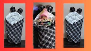 New born baby blanket cutting amp stitching  baby nest  baby blanket  Chote Bachcho ka cute blanket [upl. by Annoyed822]