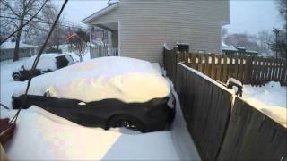 East Coast Blizzard Jan 2223 2016 33hour time lapse [upl. by Gaul]