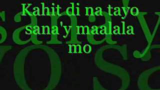 Kahit Di Na Tayo  Repablikan with Lyrics rap [upl. by Colly697]