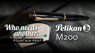 Pelikan Fountain Pen M200  Unboxing and Review [upl. by Meador]