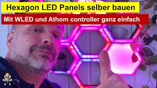 DIY HEXAGON LED PANEL  Bau dir deinen LED Wandschmuck ganz einfach selbst [upl. by Dorthea]