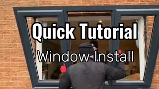 How to install uPVC Window  Quick tutorial [upl. by Salman]