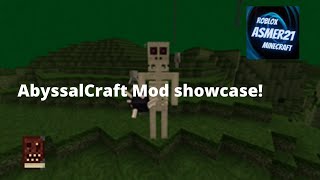 AbyssalCraft Mod showcase DarkLands And Rituals OUTDATED SHOWCASE [upl. by Nidnal377]