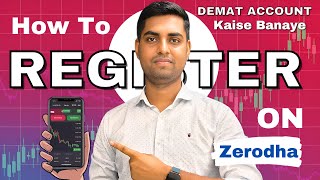 Zerodha Par Account Kaise Khole 2024  Zerodha Account Opening  Demat Account Kaise Banaye [upl. by Pagas]