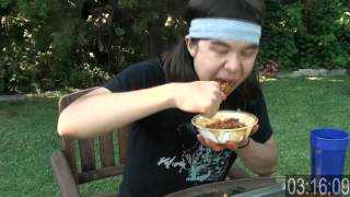 10lb 45kg Baked Bean Eating Challenge [upl. by Kirenoj613]