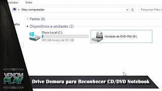 Como Solucionar Drive de DVD Demorando para Ler ou Reconhece CDDVD Notebook [upl. by Elboa]