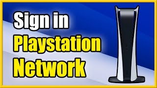 How to Sign Into Playstation Network on PS5 amp Reset Password Fast Tutorial [upl. by Aztilem888]