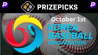 Prize Picks KBO Picks for October 1st [upl. by Artur]