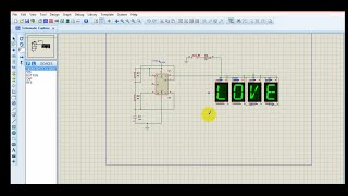 Alphabet and Numeric Display LCD with Proteus 8 Pro Simulation [upl. by Oetsira3]