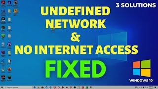 Fix Unidentified Network No Internet Access  Solution to Fix No Internet Issues on Windows 10 [upl. by Acimehs]