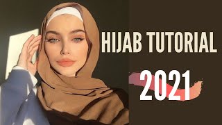 Chiffon Hijab Tutorial 2021 [upl. by Aihsekan989]