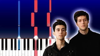 Rauf amp Faik  я люблю тебя давно Piano Tutorial [upl. by Euseibbob]