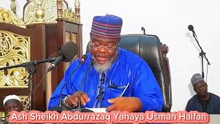 Tambayoyi Masu Faida Tare Da Ash Sheikh Abdurrazaq Yahaya Usman Haifan [upl. by Aihsemot]