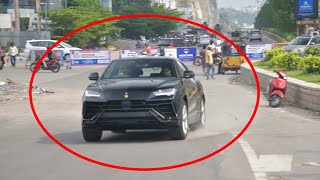 CRAZY Lamborghini Suv Driver  Acceleration  India [upl. by Lynnea286]