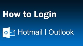 Hotmail Login English  Outlook Login  Livecom Login [upl. by Eserahs359]