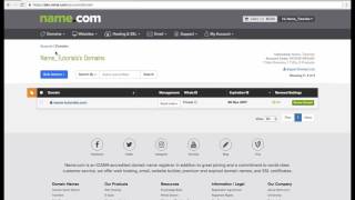 How to Update Name Servers Tutorials with Namecom Support [upl. by Riccio]