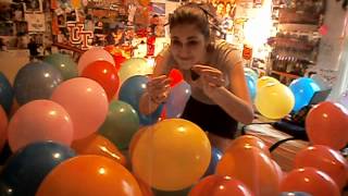 Popping a TON of balloons From being asked to Prom [upl. by Amorette]