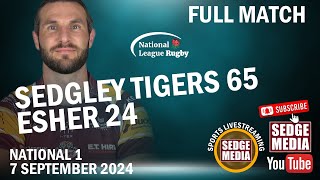 Sedgley Tigers v Esher 7 September 2024 [upl. by Nroht780]