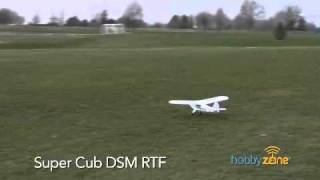 Hobby Zone Super Cub RTF with DSM Radio Rc Airplane [upl. by Schiffman84]