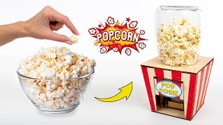 Comment Faire Une Mini Machine À Popcorn Maison🍿 [upl. by Hcir]