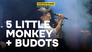 5 Little Monkey  Budots  Sweetnotes Live  Tupi [upl. by Airakaz]