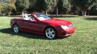 2004 Red Mercedes SL500 [upl. by Other]