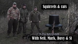 Day time squirrels amp night time rats with Neil Mark Davy amp Si [upl. by Mady902]