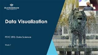 Module 7 Lecture Data Visualization [upl. by Chafee]