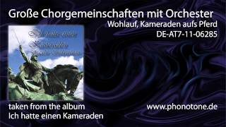 Große Chorgemeinschaft mit Orchester  Wohlauf Kameraden aufs Pferd [upl. by Ihcekn31]