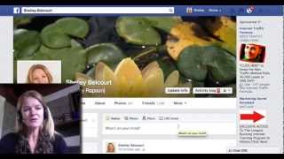 How To Reposition A Cover Photo In Facebook [upl. by Aihsined]