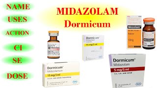 Midazolam  Dormicum  Medical knowledge  Emergency medicine  common medicine [upl. by Alihet703]