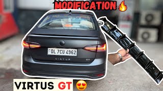 Modification In My Volkswagen Virtus GT  Modified My Virtus GT [upl. by Jarita]