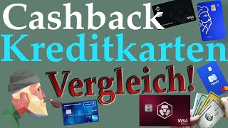 Die beste Cashbackkarte Der große Vergleich Cashback Kreditkarten [upl. by Mario]