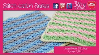 How to Crochet Crossed Stitches [upl. by Hogg]