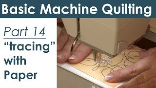 Using Paper Templates for Machine Quilting [upl. by Ydaj]