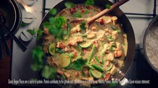 Quorn Vegan Pieces Thai Green Curry Recipe  TV Advert 2019  Quorn [upl. by Ntisuj]