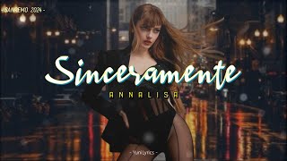 Annalisa  SINCERAMENTE LyricsTesto  Sanremo 2024 [upl. by Haidabo516]