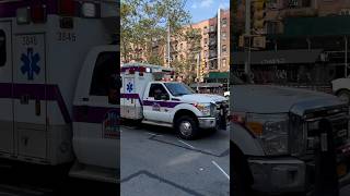 Ambulance responding in New York 🇺🇸 [upl. by Idyak986]