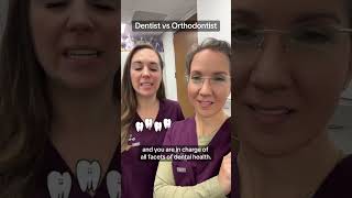 Dentist Vs Orthodontist [upl. by Ambrogino]