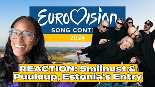 LETS REACT TO 5miinust amp Puuluup Estonias 2024 Eurovision Entry [upl. by Butler]