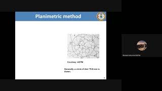 grain size determination Intercept and planimetric methods [upl. by Ihdin42]