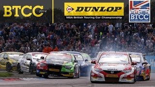 BTCC 2014  Thruxton Highlights [upl. by Baruch]