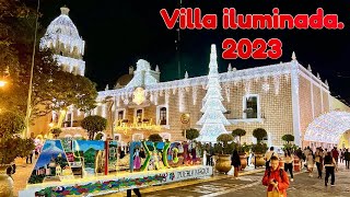 Vale la pena visitar la Villa iluminada 2023 en ATLIXCO  PUEBLA Cuanto cuesta 💰🎄 [upl. by Ahseryt]