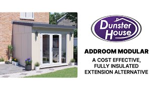 ConservatoryExtension Alternative Addroom Modular Room Extension  Dunster House [upl. by Noneek]